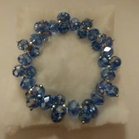 Denim Metallic Crystal Bracelet - Picture 5 of 8